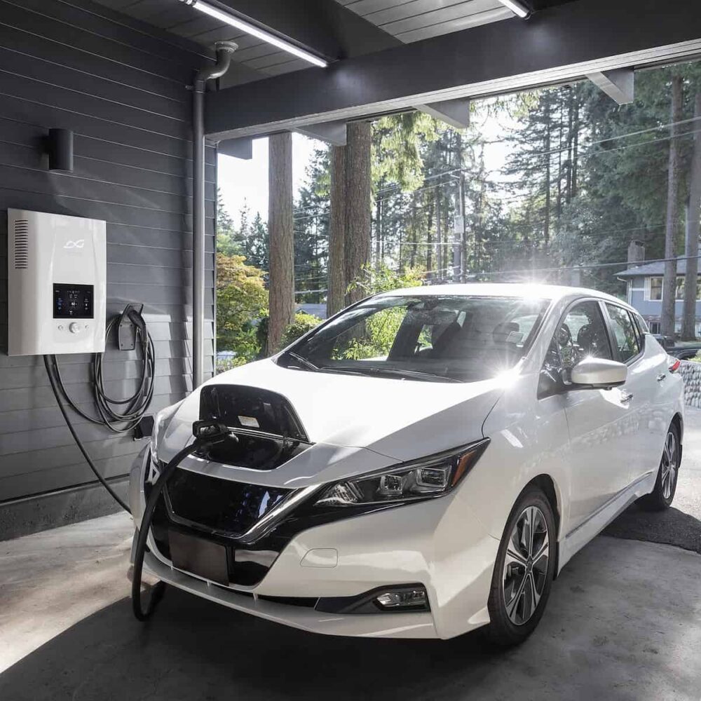 charging electric car